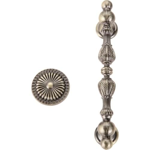 Antique Classic Furniture Zinc Alloy single hole Handle Kitchen Cabinets Drawer Wardrobe Cupboard knob Door Pull Knobs durable