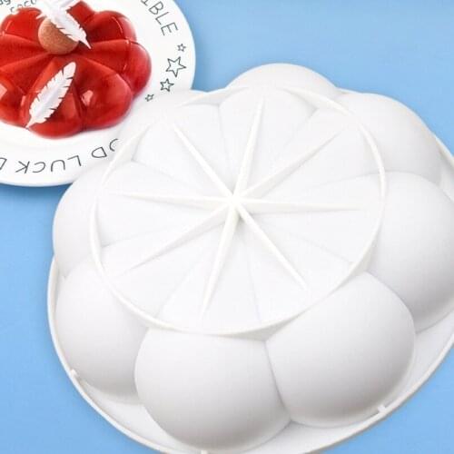 Single Eight Petal Flower Silicone Baking Tray Mold Mousse Cake Baking Mold Xg352