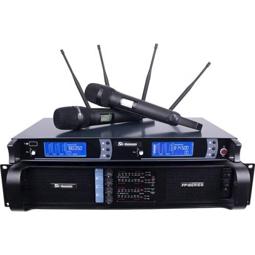 Sinbosen Wireless microphone and amplifier 1500 watt professional audio sound system set