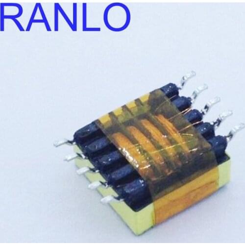 EPC13 ROYER Circuit Boost transformer 12V to 600V SMD 5+5pin 4 slots Ferrite core transformer