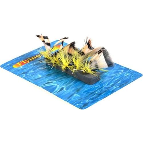 Vivid Bionic Weed Freshwater Marine Dry Fly Funnel Rainbow Trout Bass Perch Fly Fishing Flies Lures