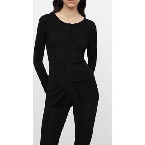 Womens Thin Knitted Cardigan Ladies Long Sleeve Single-Breasted Knitwear Tops Coat 2021 Early Autumn New