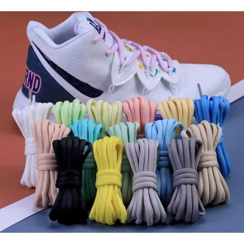 100CM Half-round Shoe Laces for Basketball Sneakers Men and Women Casual Shoes Shoelaces Non-slip Shoelace Sport / Running BY-4