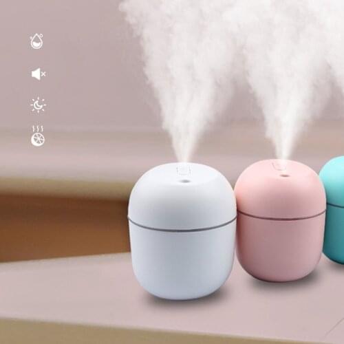 220ML small Cute Ultrasonic Portable Mini Air Humidifier USB Aroma Essential Oil Diffuser Mist Maker Aromatherapy Dormitory