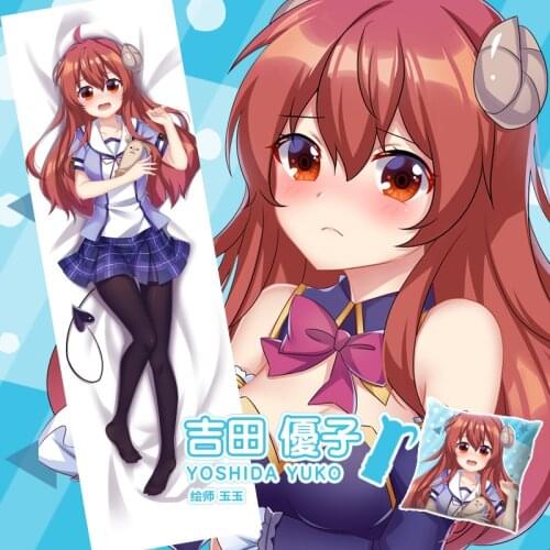 Anime Game Yuko Yoshida The Demon Girl Next Door Dakimakura Hugging Body Pillow Case Otaku Male Pillow Cushion Cover Gifts SM
