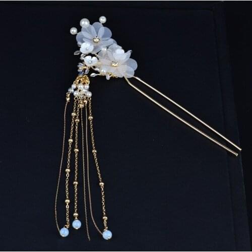 Antique hairpin ancient costume headdress step shake tassel hairpins wild super fairy hair accessories wholesale in stock