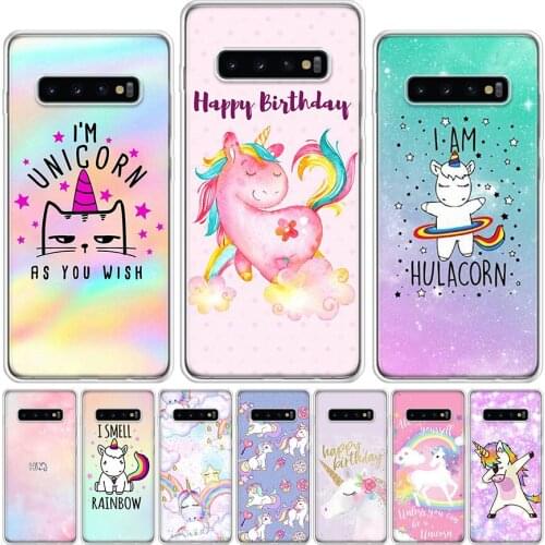 Hippo Unicorn Horse Phone Case For Samsung Galaxy A51 A71 A50 A70 A80 A90 A01 A6 A7 A8 A10 A10S A20S A20E A30 A40 Plus Cover