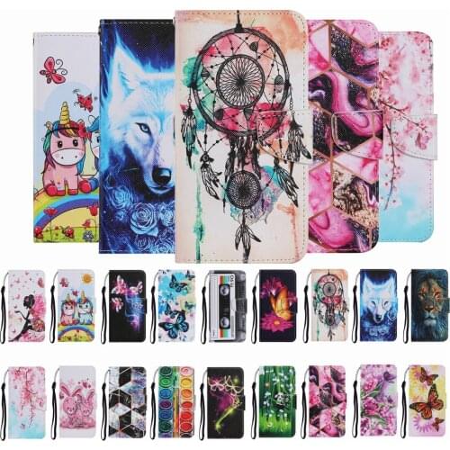 Wind Chime Lion Kids Phone Wallet For Redmi Note 9 8T 8 7 Pro 9C 9A 8A 10X 4G Card Holder Case Leather Stand Book on Cover P20F