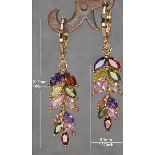 Long Drop Earrings Jewelry For Womens Earrings Waterdrop Earrings Round Zircon Wedding Jewelry Accessories Gift Accessories