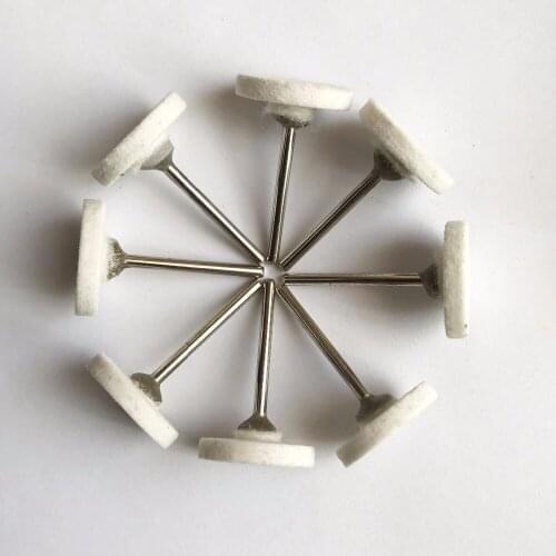 20pcs/pack 3*25mm T Shape Felt Wool Polishing Head Dremel Drills Die Grinder Rotary Tools