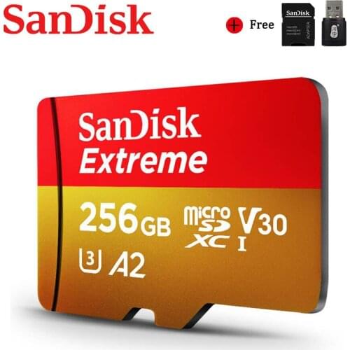 SanDisk Original Micro SD card A2 400GB 256GB 128GB 64GB 32GB Menory card Extreme Ultra microsd card 4K V30 TF Flash card