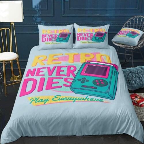 Retro Never Dies Duvet Cover Twin/Queen/King Size Luxury Comforter Bedding Set With Pillowcase Home Bed Decora Dropshipping