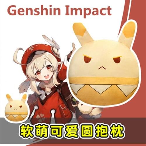 35cm Genshin Impact Klee Bomb Doll Cute Plush Dolls Keli Bomb Kawaii Pillow Cute Cushion Anime Toy For Fans Xmas Gifts Cosplay