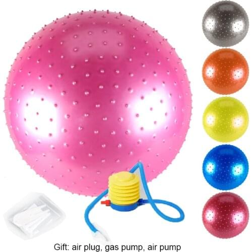 Yoga Ball Pilates Ball Shaping Weight Loss Fitness Ball Gymnastics Sport Swiss Ball Balance Explosion-proof yoga ball 85cm