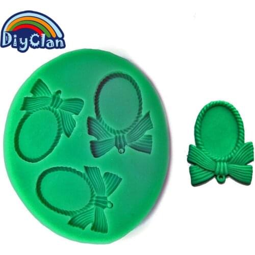 New DIY silicone molds for cake decorating mirror fondant mold chocolate molds photo frame resin mould kitchen baking F0120JZ35