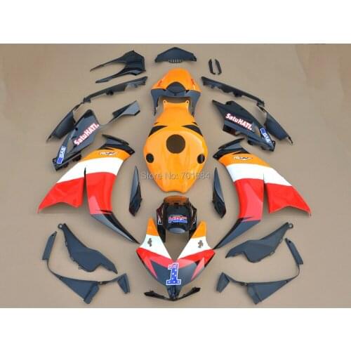 Full Motorcycle Fairing Kit UV Paint Bodywork Fairing Injection Mold For Honda CBR 1000RR 2012 12(2) [CK1115]