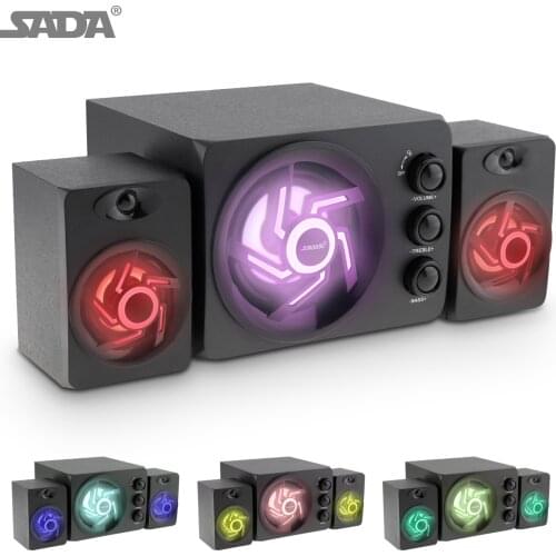 USB Wired Computer Speaker 3.5mm Plug Music Stereo for Desktop PC Laptop Notebook Home Theater Multimedia Loudspeaker