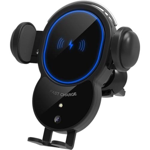 QI Wireless Car Phone Charger Mount Stand holder for Huawei Samsung S8/S9 Note 8 9 iPhone X XS