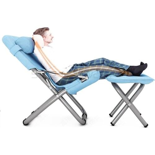Folding lunch break siesta recliner office home leisure balcony sun chair portable lazy back chair simple