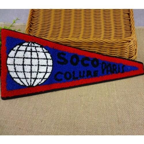 #1067 SOCO COLURE PARIS Patch Sewing On Embroidered Patch for Kids Boy Girl Shirt Coat Dresses Sweater Large Size Patches