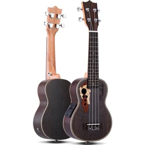 21inch Acoustic Ukelele Spruce Ukulele 4 Strings Guitar Guitarra with Built-in EQ Pickup Christmas Gift