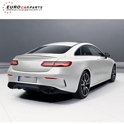 W213 coupe diffuser for E-class 2018-2019y sport to E53 style diffuser with exhaust tips