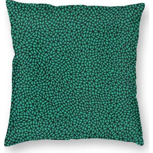 Yayoi Kusama Infinity Green Pillowcase Home Decor Square Japanese Art Prints Cushion Cover 45x45cm Pillowcover for Living Room