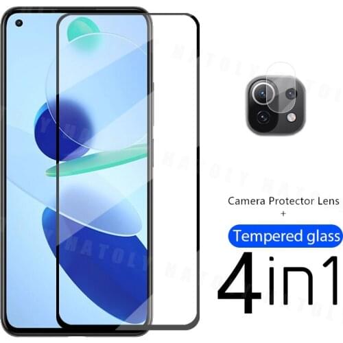 9H Screen Protector For Xiaomi Mi 11 Lite Glass For Xiaomi Mi 11 Lite Tempered Glass Protective Phone Film For Xiaomi Mi 11 Lite