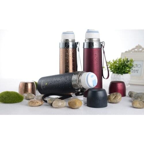 1PC Insulate Thermos tea Thermo mug Thermos Coffee cup Stainles steel thermal bottle Termos Thermocup Vacuum flask KD 1481