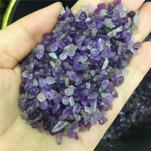 100g Natural Amethyst stone Small particles Quartz Crystal Wand Points Healing Gemstone Wand feng shui crystals