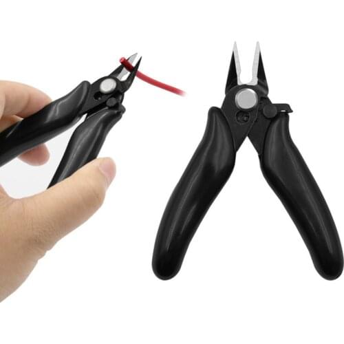 170 Bevel pliers 3.5 Inch Mini Wire Cutter Small Soft Cutting Electronic Pliers Wires Insulating Rubber Handle Model Hand Tools