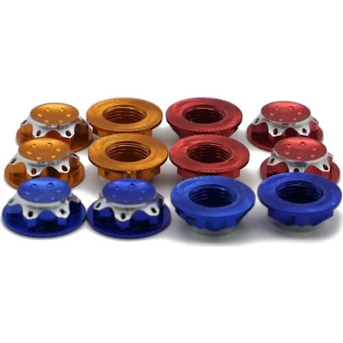 17mm wheel nut cap Aluminum For (1.0mm thread spacing) for RC hobby mode Buggy Truck Upgraded Parts