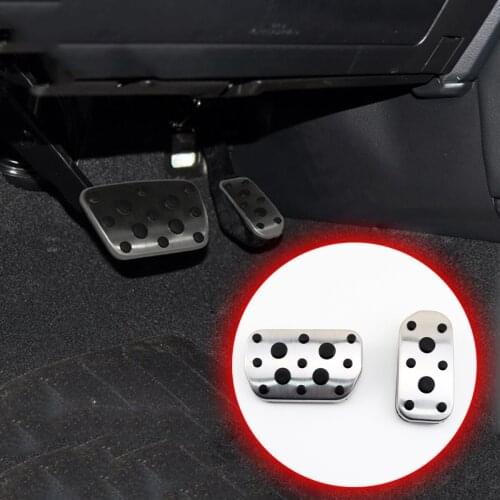 No Drill AT Pad Fit For Toyota Corolla Rav4 Levin Lexus NX Accessories Foot Brake Gas Accelerator Fuel Pedal Cover Steel Part