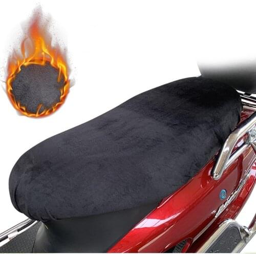 Motorcycle Cover Lightweight Seat Cover Outdoor Waterproof Rain Dust UV Protector Black L fits Most Sport Adventure Touring Crui