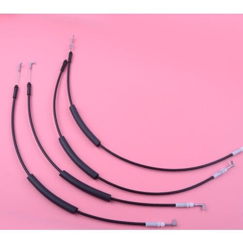 DWCX 4pcs/set Car Parts Rear & Front Door Inner Handle Lock Wire Release Cable Accessories fit for Great Wall X240 2012-2015