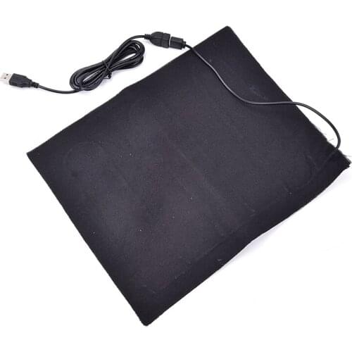 USB Fiber Heater Carbon Electric Heated Jacket Soft Cushion Winter Men Vest Heating Clothes Warmer Pads Keep Warm For Mouse Pad