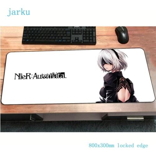 NieR Automata mouse pad 80x30cm gaming mousepad gamer mouse mat computer Popular desk padmouse laptop large play mats