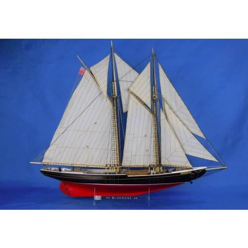 Scale 1/72 Atlantic wooden sail boat model kits Canada BlueNose fishing baot model