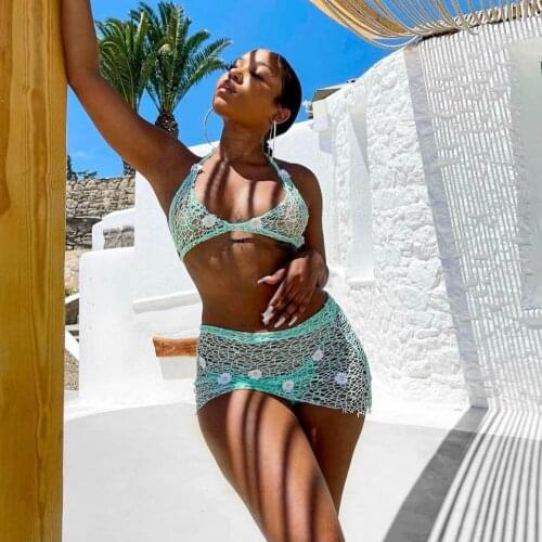 Fashion New Sleveless Women Bandage Dress Sexy Backless Halter 2 Piece Dress Long Bodycon Lace Party Dress