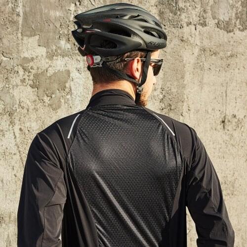 Men Cycling Sports Skin Clothing Road Bike Light Waterproof Breathable Comfort Spring and Autumn Asian M9C07028 S-2XL