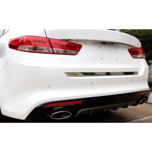 Stainless Steel Rear Door Trunk Lift Gate Sill Stripe Cover trim for Kia Optima K5 2016 2017