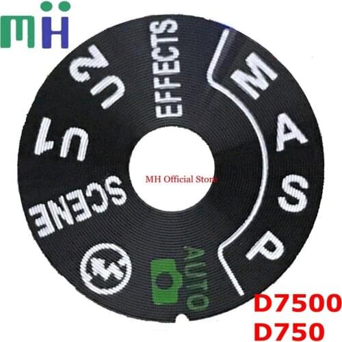 COPY NEW For Nikon D750 D7500 Top Cover Mode Dial Button Sheet Cap Camera Replacement Repair Spare Part