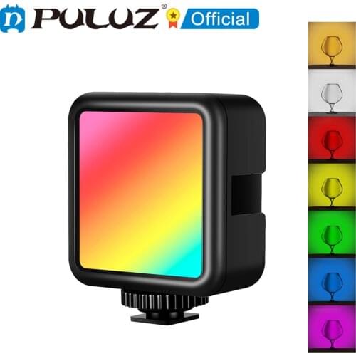 PULUZ Pocket 2500-9000K + RGB Full Color Beauty Fill Light Handheld Camera Photography LED Light TYPE-C RGB Lights