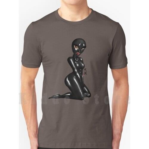 Rubber Doll Asylum T Shirt Cotton Men Diy Print Cool Tee Rubberdoll Latex Rubberist Fetish Bdsm Kink Kinky Tianshi Art Of