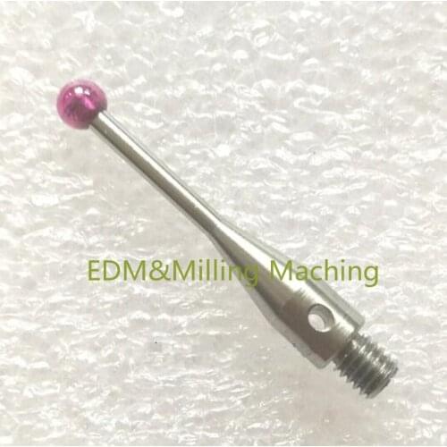 CNC CMM Machine Touch Probe Stylus 3.0mm M3 Ruby Ball Styli 21mm Length For CMM Stylus A-5000-3553