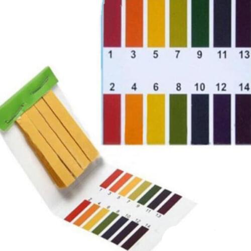 1set = 80 Strips!PH Test Strip Aquarium Pond Water Testing PH Litmus Paper Full Range Alkaline Acid 1-14 Test Paper