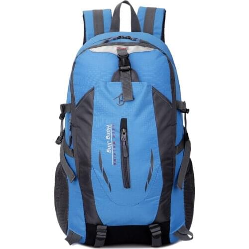 Green 40L Outdoor Backpack Camping Bag Waterproof Mountaineering Hiking Backpacks Lightweight Sport Bag Climbing Rucksack