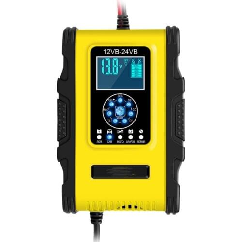 12V24V12A battery charger lithium iron phosphate battery charger AGM motorcycle car battery charger