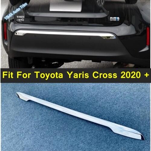 Car Cover Protection Side Body Door Trim Rear Trunk Bumper Garnish Strip Fit For Toyota Yaris Cross 2020 2021 ABS Accessories