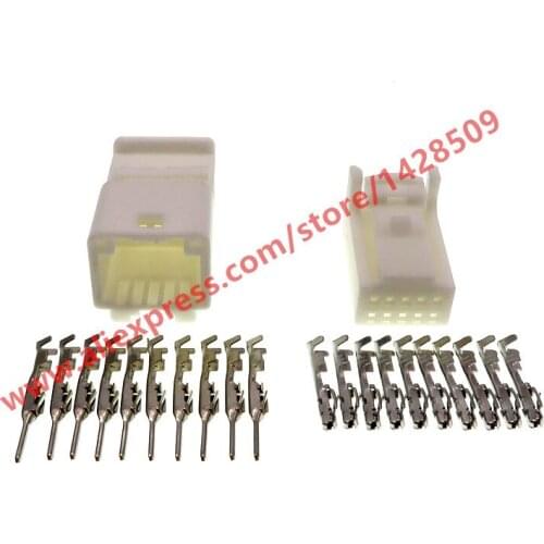 10 Sets 10 Pin Automotive Wiring Harness Connector Plug Car Female Male Connectors